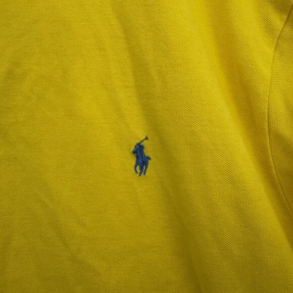 Polo Ralph Lauren Polo Shirt Mens 3XB Big Yellow Knit Pony Preppy - Picture 3 of 8